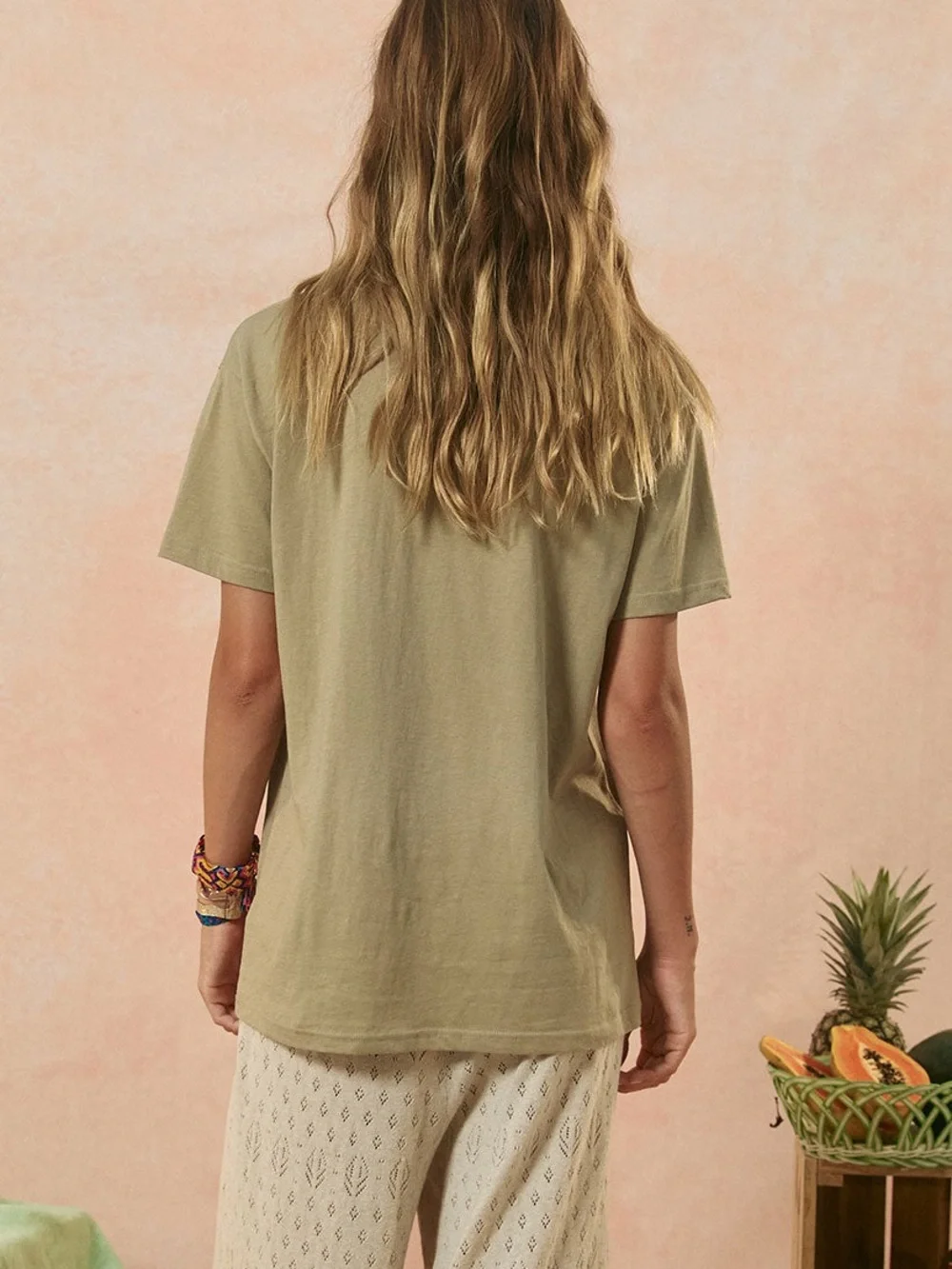 Spell Mermaid Truckstop Biker Tee - Khaki - M - Picture 3 of 7